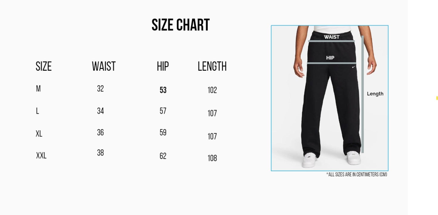 Nike mirror straight Leg sweatpant ( men and women )