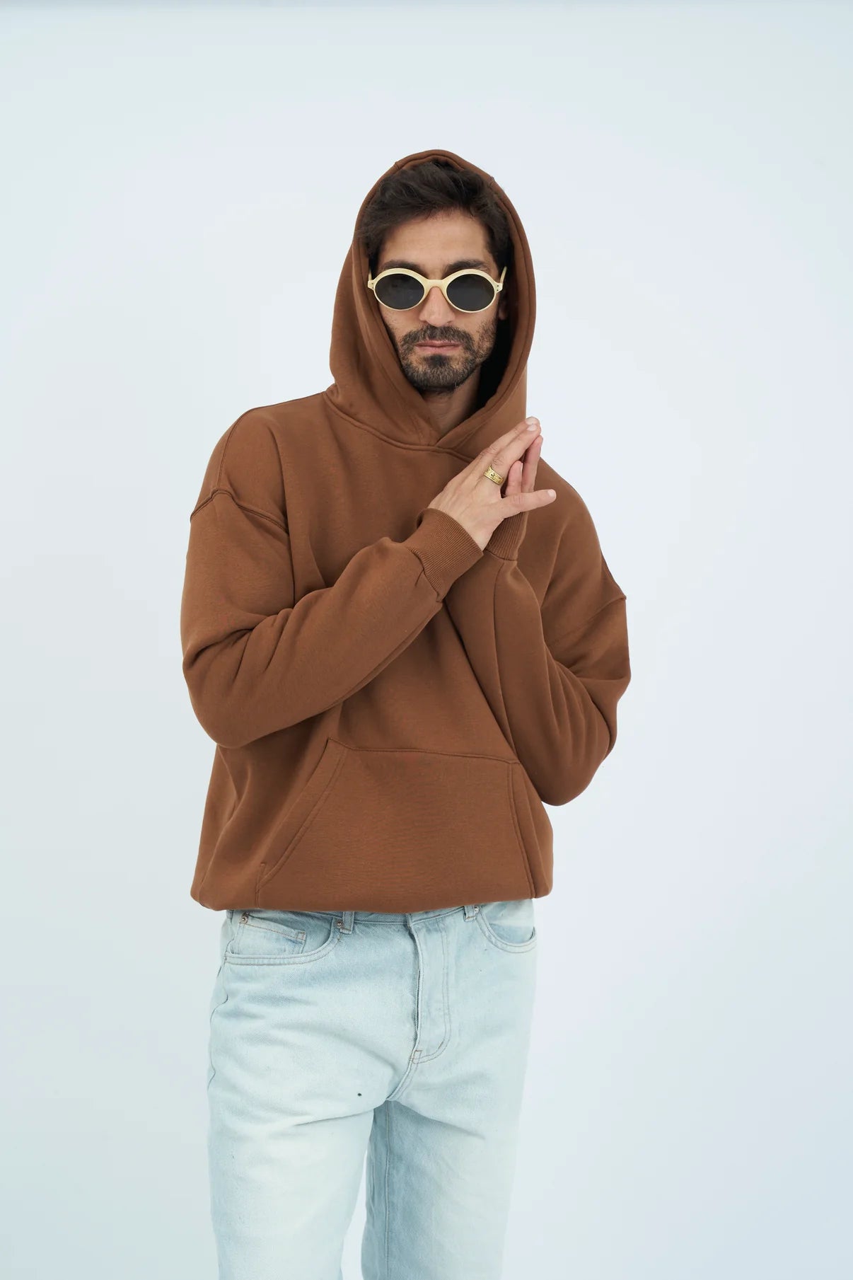 Brown Oversized Sweatshirt