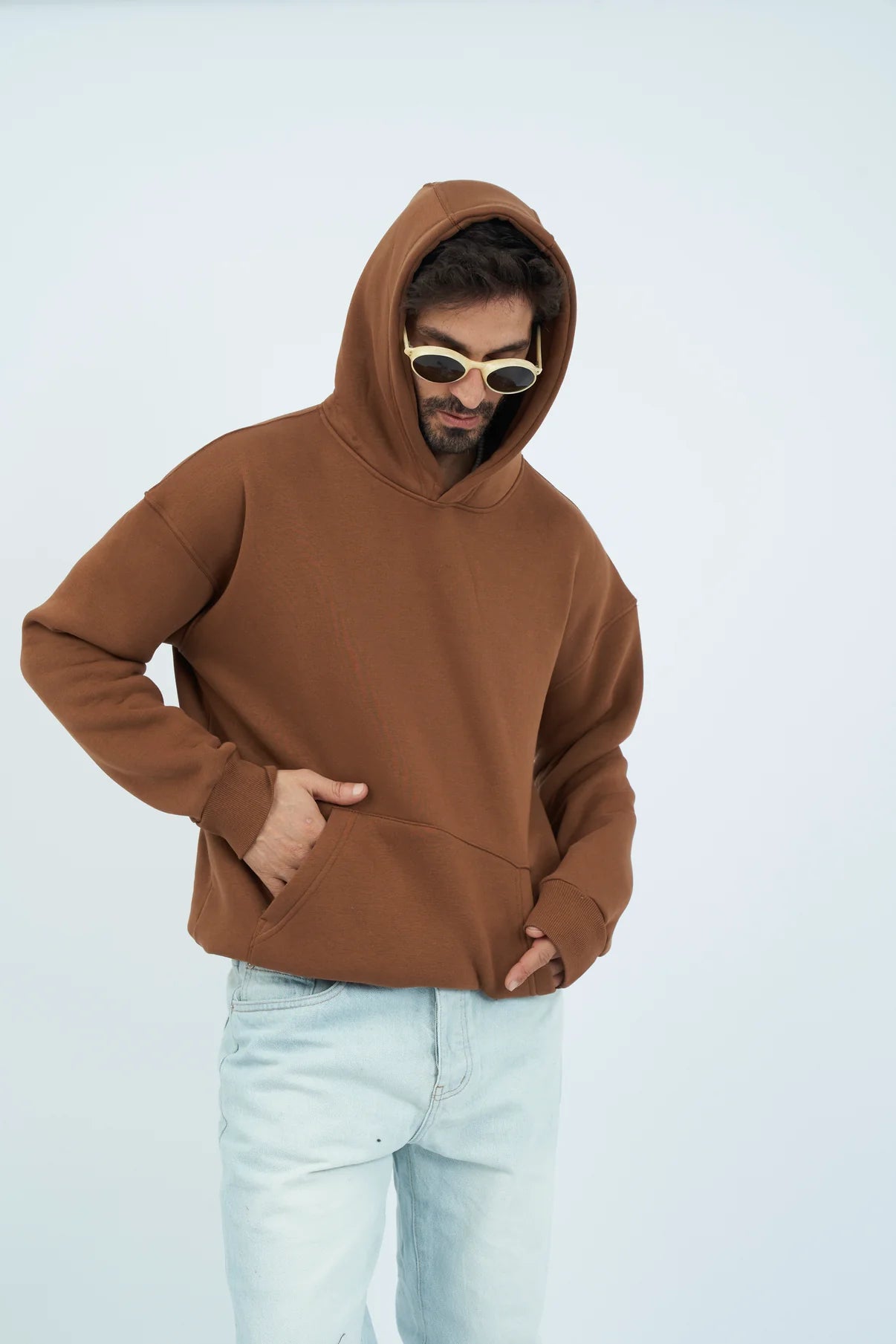 Brown Oversized Sweatshirt