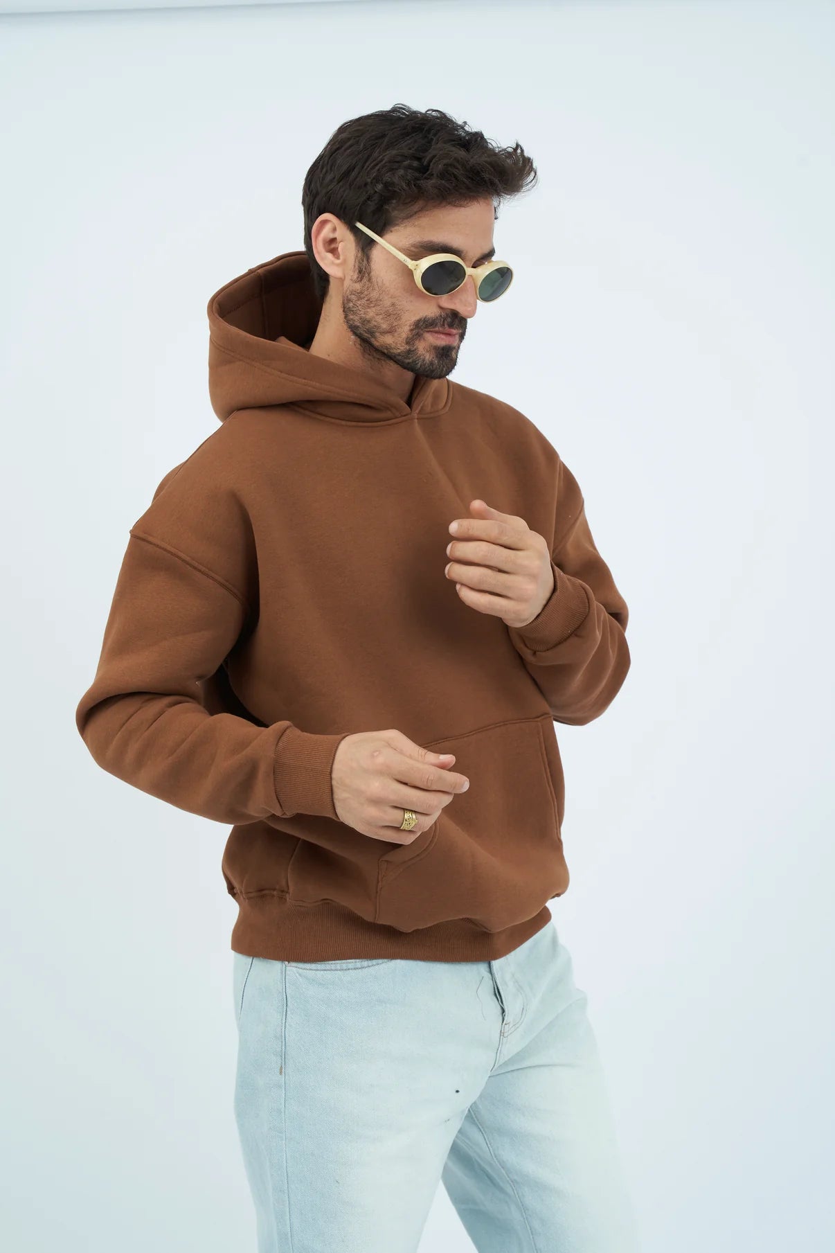 Brown Oversized Sweatshirt