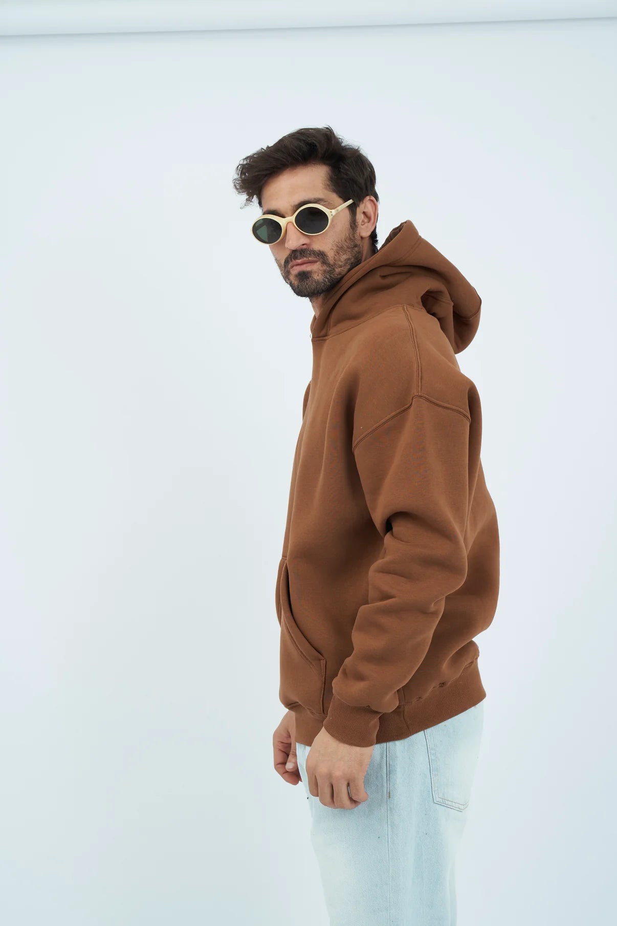 Brown Oversized Sweatshirt